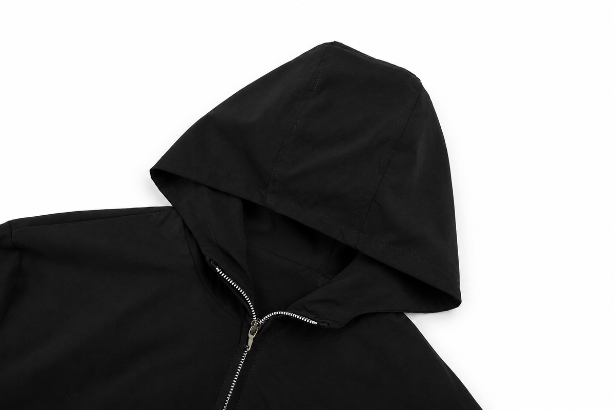 Hooded Tech Suit Black