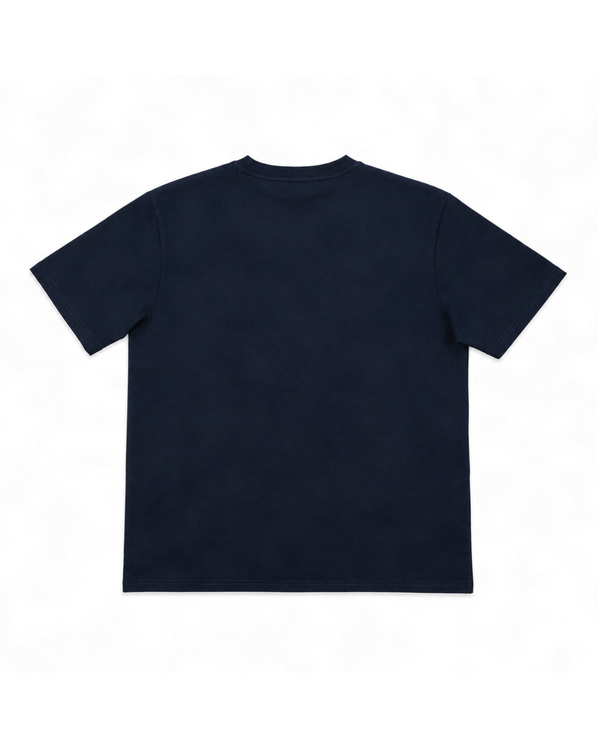 Mercerized Cotton T-Shirt Navy Blue