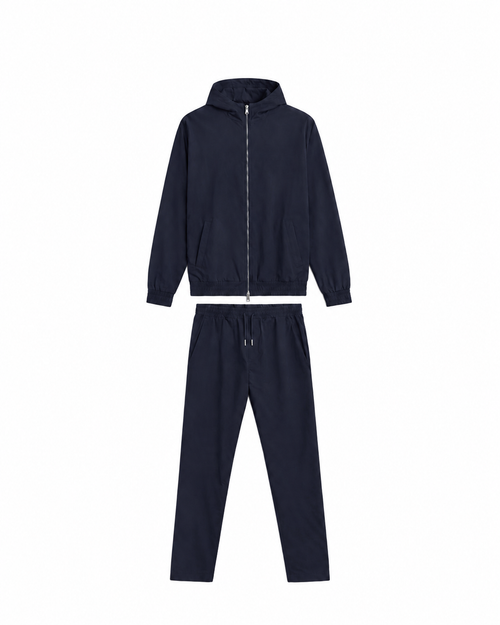 Hooded Tech Suit Navy Blue