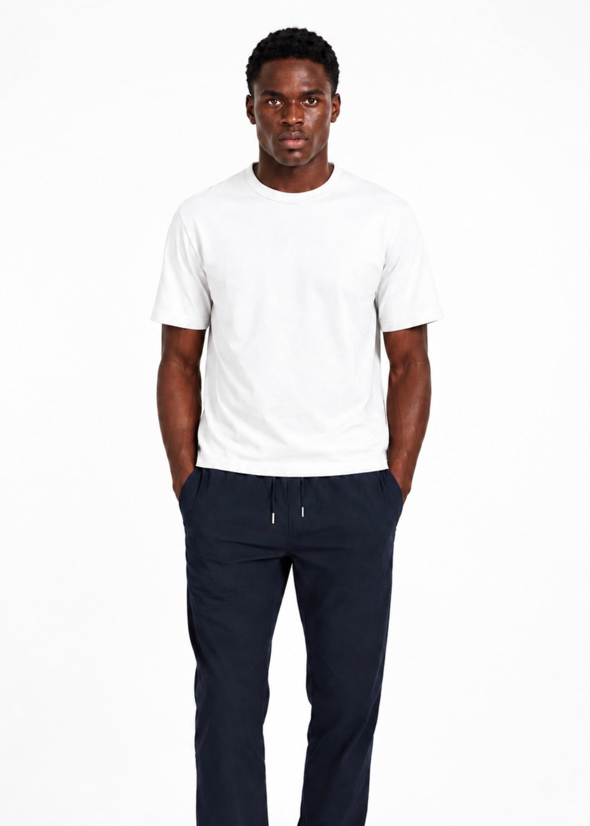 Mercerized Cotton T-Shirt White